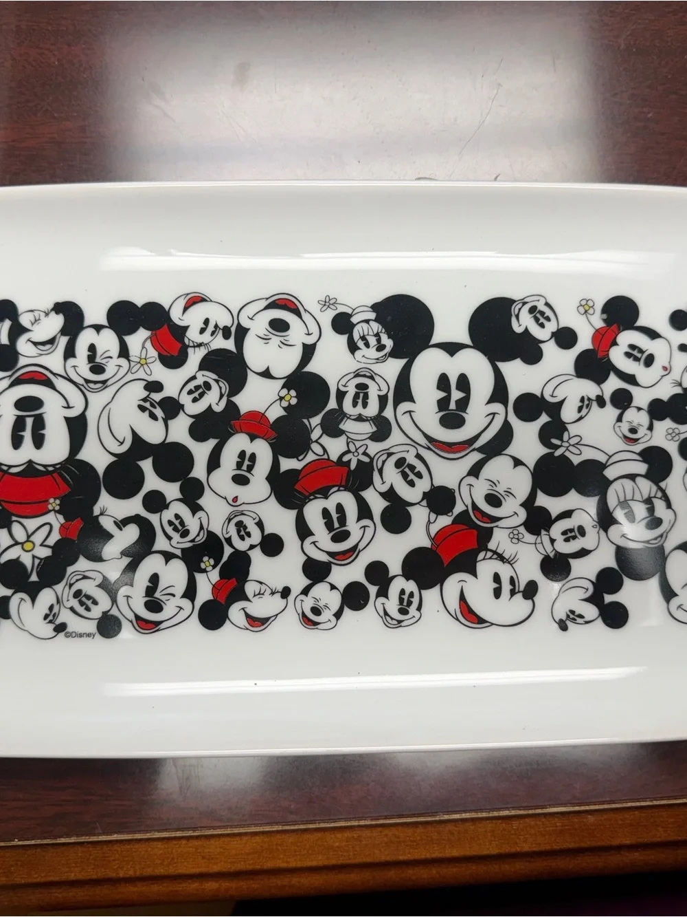 Disney White Ceramic Serving Tray